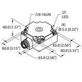 Turck NI50-CP80-FZ3X2-B1131 1341690 Inductive Sensor