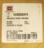 Cutler Hammer E125B Circuit Breaker 3 Pole 25 Amp EGB3025AFG