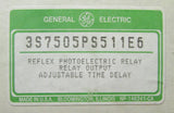 General Electric GE Photoelectric Reflex Relay Sensor Scanner 3S7505PS511E6