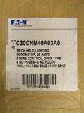 Eaton Cutler Hammer C30CNM40A03A0 Mechanically Held Lighting Contactor