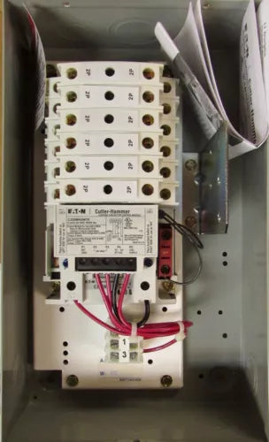 Eaton Mechanically Held Lighting Contactor Nema 1 Enclo ECC04C1TBA
