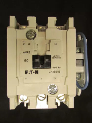 Eaton Lighting Contactor 120VDC 3 Pole 60 Amp CN35GN3A4B