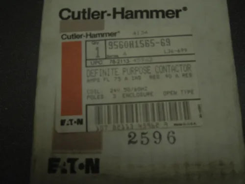 Cutler Hammer Eaton 9560H1565-69 model # 6-331-25   open type definite contactor