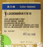 Eaton LDCB Breaker 3A 3B Auxiliary Switch 50° LDCB3600V A17 A18