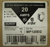 MURRAY MP120EG Single Pole 20 Amp Type MP-ET Insta Wire GFI Breaker