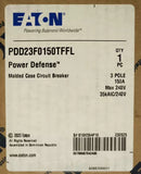 Eaton PDD23F0150TFFL 3 Pole 150 AMP Type PDD2 POWER Defense Circuit Breaker