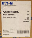 Eaton PDG23M0150TFFJ 3 Pole 150 AMP PDG2 Power Defense Circuit Breaker