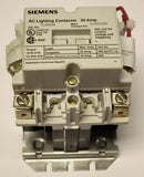 Siemens CLM0C02 AC Lighting Contactor 2 Pole 30 AMP 120 VAC