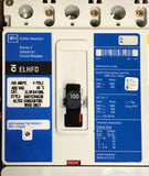 Cutler Hammer ELHFD4100L 4 Pole 100 AMP Type ELHFD Earth Leakage Circuit Breaker