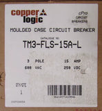 Eaton COOPER LOGIC TM3 FLS 15A L 3 Pole 15 Amp C Pro Circuit Breaker