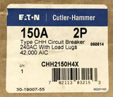 Eaton Cutler Hammer CHH2150H4X 2 Pole Type CHH Circuit Breaker 240 VAC Load Side