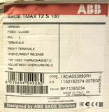 ABB T2S020TW 3 Pole 20 AMP SACE TMAX T2 S100 Breaker 1SDA053893R1