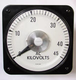YOKOGAWA RAM 103021PZXU7P 0-45 AC Kilovolts AB40 Panel Meter 0-150 VAC