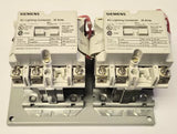 Siemens CLM0C6120 AC Lighting Contactor 6 Pole 60 AMP 120 VAC Dual 3 Pole 30 AMP