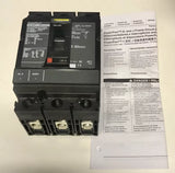 SQAURE D HJL36050CA 3 Pole 50 AMP Type HJ 060 Power Pact Circuit Breaker