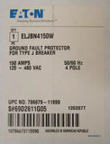 Eaton Cutler Hammer ELJBN4150W J Breaker Earth Leakage Ground Fault Protector