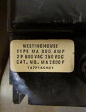 Westinghouse MA2800F Type MA Circuit Breaker Frame 2 Pole 800 Amp