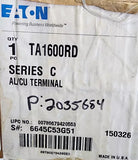 Eaton TA1600RD PDG6X1TA1600 R Frame Type RD Breaker Lug Terminal PDG6