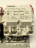 Siemens CLM0C6120 AC Lighting Contactor 6 Pole 60 AMP 120 VAC Dual 3 Pole 30 AMP