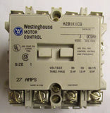 Westinghouse Size 1 A200 Model J Contactor 3 Pole 70V Coil 27 Amp A201K1CQ