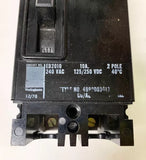 Westinghouse Cutler Hammer EB2010 2 Pole 10 AMP Type EB Circuit Breaker 240 VAC