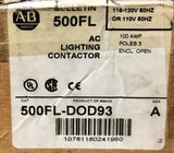 Allen Bradley 500FL DOD93 100 AMP 110 120VAC 3Pole Lighting Contactor 500FL-DOD9