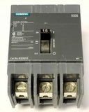 Siemens BQD6315 3 Pole 15 AMP Type BQD6 Circuit Breaker