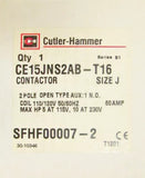 Cutler Hammer CE15JNS2AB T16 Size J Contactor 2 Pole 60 Amp 110/120V 30-10346