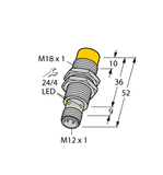 Turck NI15U-M18-AP6X-H1141 1635331 Inductive Sensor