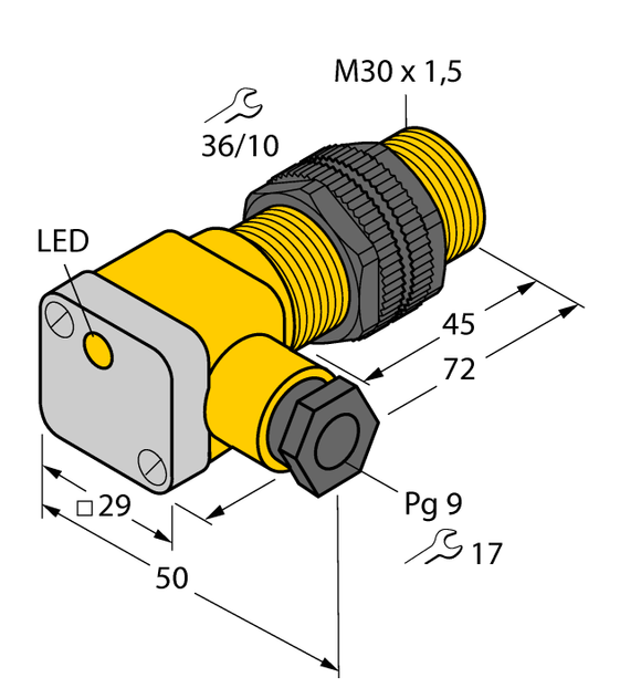 Turck BI10-P30SK-Y1X