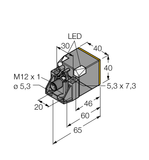 Turck NI50U-QV40-AP6X2-H1141 1625853 Inductive Sensor