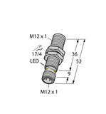 Turck Bi4U-M12-AN6X-H1141 1634824 Inductive Sensor