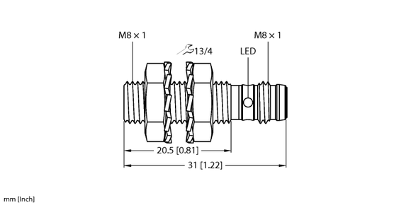 Turck BI1.5-EG08K-AN6X-V1131