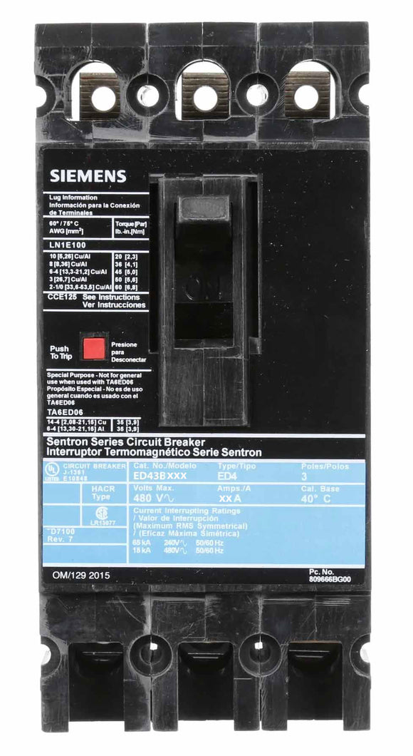 Siemens/ITE ED43B015