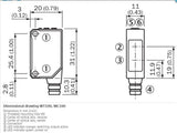 SICK WT100-N3410 Photoelectric proximity sensor NPN