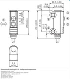 SICK WT2S-P231 Photoelectric Proximity Sensor PNP