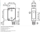 SICK WS/WE100-N1439 Through-beam photoelectric sensor NPN