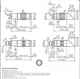 SICK VTF18-4P1440 Photoelectric proximity sensor PNP