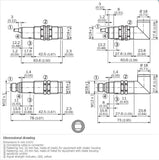 SICK VTF18-4N5340 Photoelectric Proximity Sensor NPN