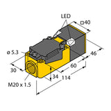 Turck BI15-CP40-Y1X 10110 Inductive Sensor