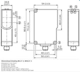 SICK WSE27-3P2450 Through-beam Photoelectric Sensor PNP