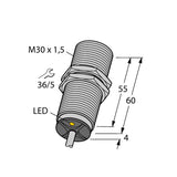 Turck  BI15U-M30-AN6X 1636735 Inductive Sensor