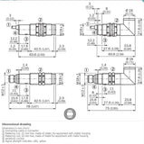 SICK VTF18-4P5940 Photoelectric proximity sensor PNP