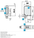 SICK WTB190L-P460 Photoelectric Proximity Sensor PNP