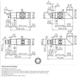 SICK VTF18-4P5912 Photoelectric Proximity Sensor PNP