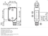 SICK WL100-P4429 Photoelectric Retro-reflective Sensor PNP