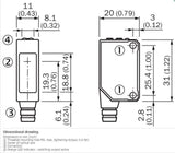 SICK WL8G-N1131 Photoelectric Retro-Reflective Sensor NPN