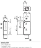 SICK WL9L-P330 Photoelectric Retro-reflective Sensor PNP