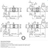 SICK VTF18-4P5240 Photoelectric proximity sensor PNP