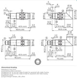 SICK VTF18-4P1812 Photoelectric proximity sensor PNP